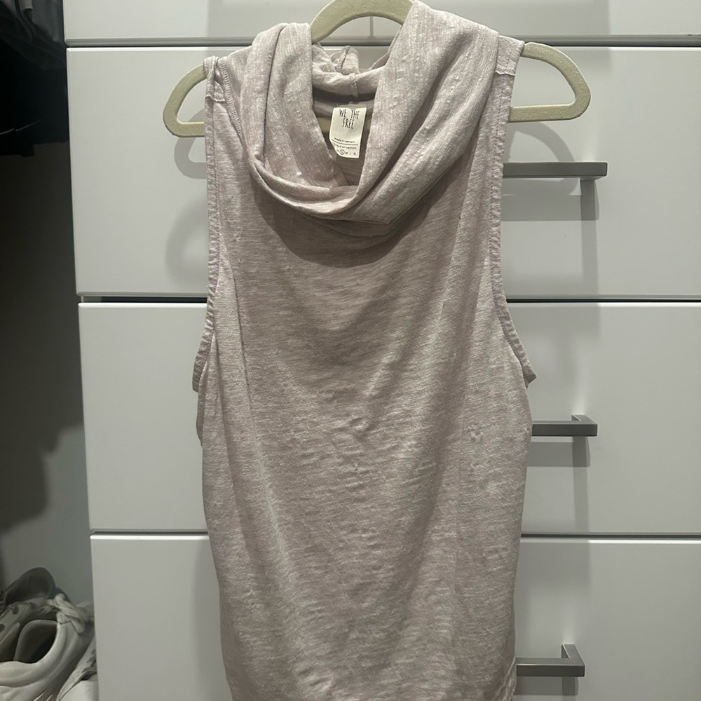Sleeveless Cowl Neck Top